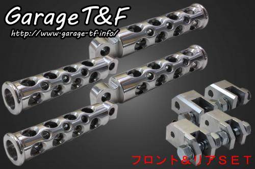 Garage T&F ガレージ コンバットフットペグ フロント＆リアセット ドラッグスター 250 YAMAHA ヤマハ フットペグ ステップ 足回り｜ウェビック　店