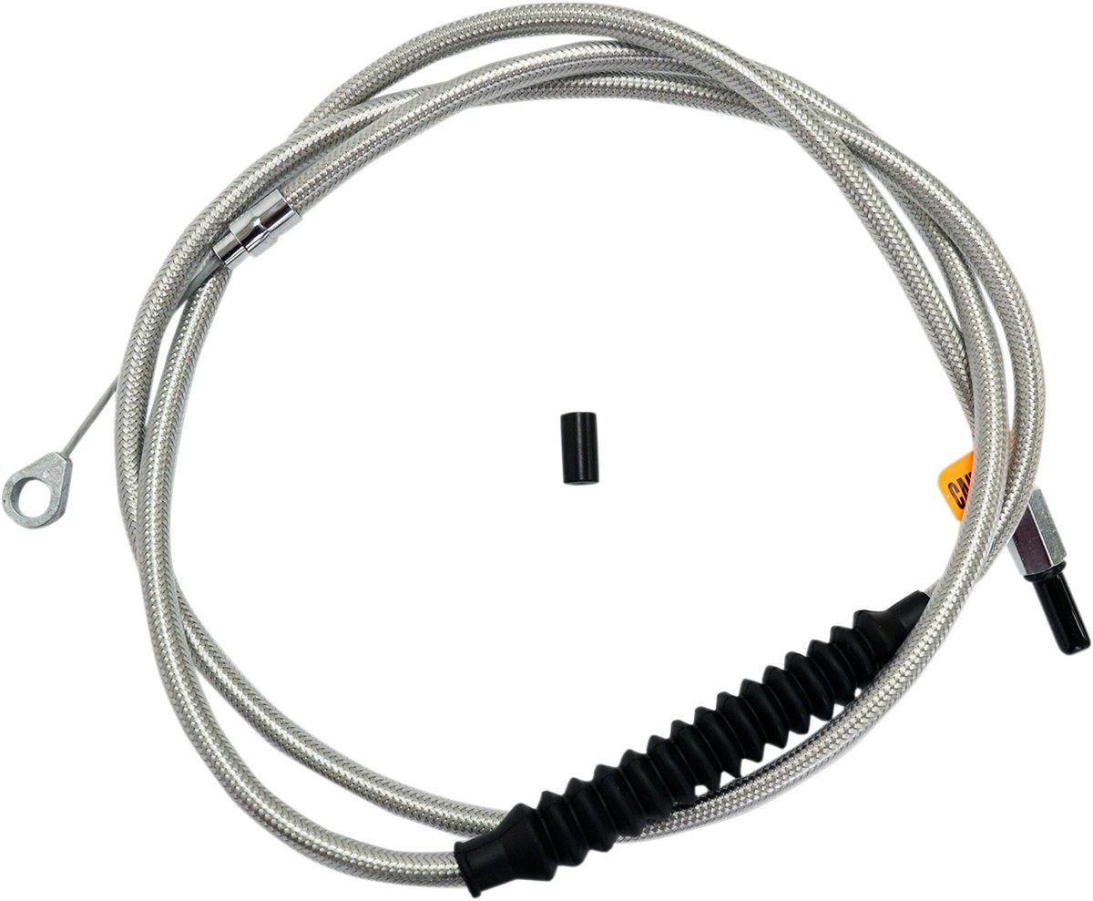 LA CHOPPERS エルエーチョッパーズ クラッチケーブル 12-14' ステンレス FL用【CABLE CLUTCH 12-14'FL SS [0652-1629]】 HARLEY-DAVIDSON ハーレーダビッドソン クラッチワイヤー ハンドル周辺パーツ ハンドル｜ウェビック　店
