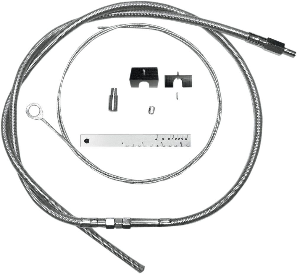 MAGNUM マグナム CABLE CLT BYO 96-11 STNLS [0652-1555] HARLEY-DAVIDSON ハーレーダビッドソン クラッチワイヤー ハンドル周辺パーツ ハンドル