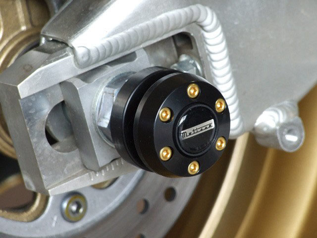 P&A International P&Aインターナショナル スイングアームプロテクション X-Pad (エックスパッド) F800GS F800R BMW アクスルスライダー フレーム