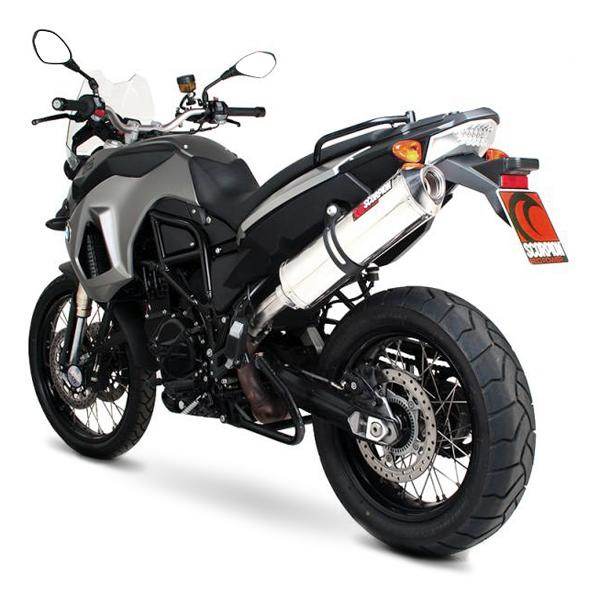 SCORPION スコーピオン ファクトリーオーバル スリップオンマフラー F800 GS BMW マフラー