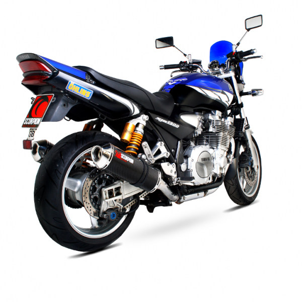 SCORPION スコーピオン ファクトリーオーバル ツイン スリップオンマフラー XJR1300 YAMAHA ヤマハ マフラー|ウェビック 店