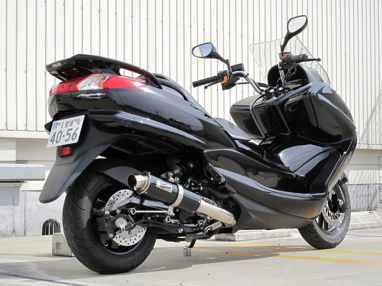HOT LAP ホットラップ TYPE109マフラー マジェスティ250SG20J YAMAHA ヤマハ フルエキゾーストマフラー マフラー キャタライザー：有 / サイレンサータイプ：ブラックタイプ
