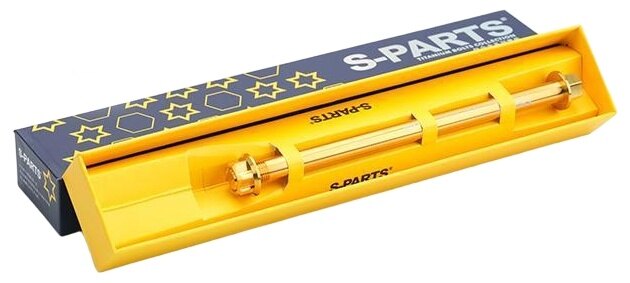 S-PARTS エスパーツ チタン合金 フロントアクスルシャフト クロスカブ110 HONDA ホンダ アクスルシャフト ホイール関連 足回り