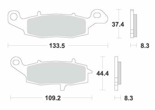 ACCOSSATO アコサット ブレーキパッド AGPA095