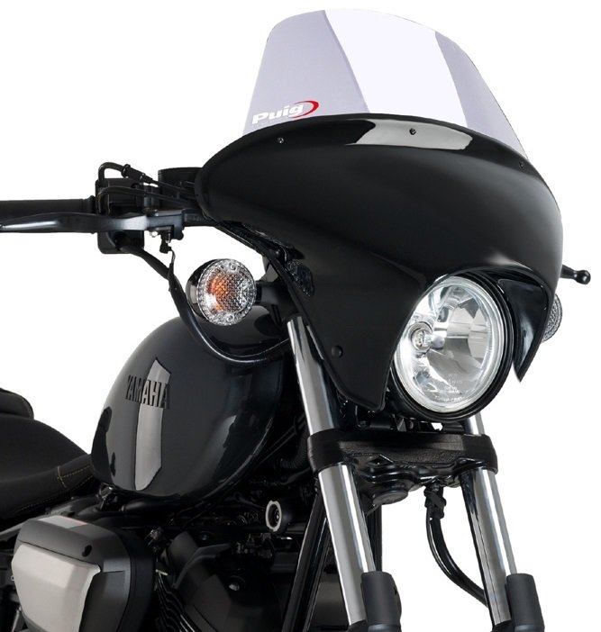 Puig プーチ ウインドシールド バットウイング SML(TOURING) XV950R XV950 YAMAHA ヤマハ ビキニカウル カウル関連 外装|ウェビック 店