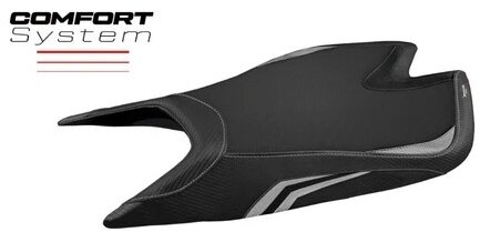 Tappezzeria Italia タッペッツェリア イタリア 純正シート用カバー NASHUA SPECIAL COLOR(コンフォート) TUONO V4 FACTORY APRILIA アプリリア シートカバー シート関連 外装 張替え：あり / カラー：シルバー