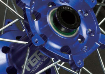 TGR TECHNIX GEAR TGRテクニクスギア TYPE-R Motocross(モトクロス)用ホイール(R単体) KLX250 Dトラッカー KAWASAKI カワサキ ホイール ホイール関連 足回り リムオプション：なし / ブラックスポーク：なし / ニップルカラー：ゴールド / ハブカラー：グリーン（基本色）