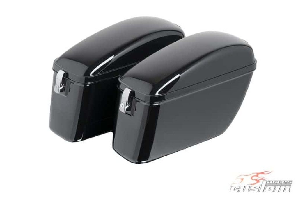 CUSTOM ACCES カスタムアクセス リッジドサドルバッグ SILVERモデル パニアケース 車体用バッグ・ケース