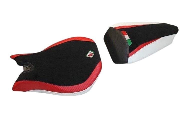 DUCABIKE (DBK) ドゥカバイク (ディービーケー) 純正シート用カバー PANIGALE 959 1299 S DUCATI ドゥカティ シートカバー シート関連 外装 カラー:ブラック/レッド/ホワイト|ウェビック 店