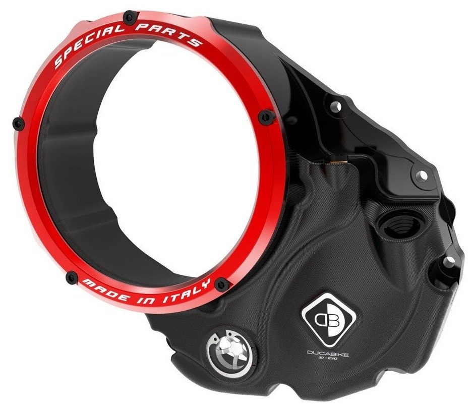 DUCABIKE (DBK) ドゥカバイク (ディービーケー) 3D-EVO クリアクラッチカバーキット MULTISTRADA 1200 DVT S PIKES PEAK ENDURO 1260 XDIAVEL DARK NERA DIAVEL DUCATI ドゥカティ クラッチカバー エンジンパーツ エンジン