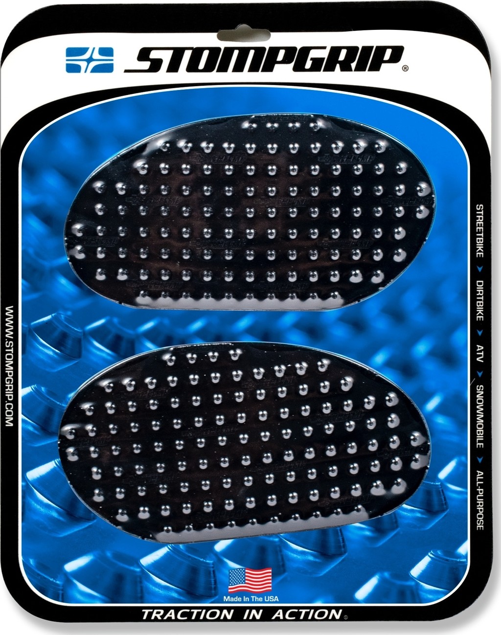STOMPGRIP ストンプグリップ トラクションパッド ストリートバイクキット【VOLCANO】 ニーグリップパッド タンク関連 外装