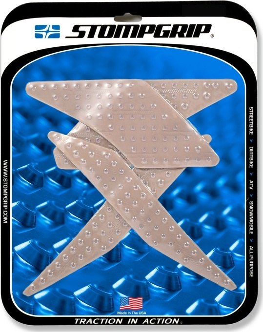 STOMPGRIP ストンプグリップ トラクションパッド ストリートバイクキット【VOLCANO】 Z125 KAWASAKI カワサキ ニーグリップパッド タンク関連 外装