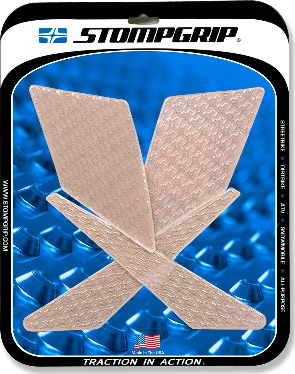STOMPGRIP ストンプグリップ トラクションパッド ストリートバイクキット【ICON】 KLX250S KAWASAKI カワサキ タンクパッド タンク関連 外装