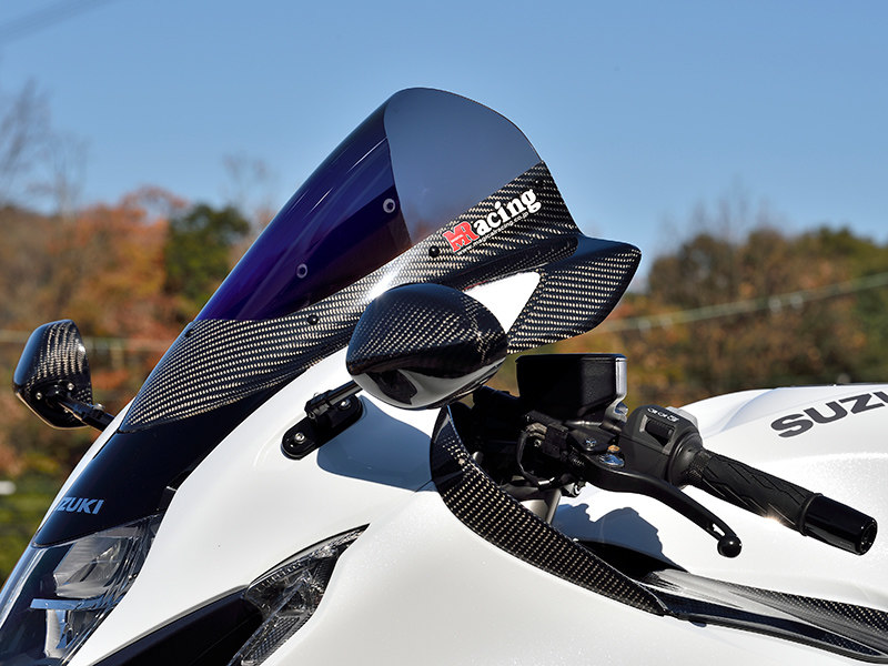 2022年最新版☆高級感溢れる YZF-R1 07-08 カーボントリムスクリーン