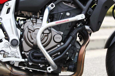 GOLDMEDAL ゴールドメダル スラッシュガード MT-07 YAMAHA ヤマハ エンジンガード フレーム|ウェビック 店