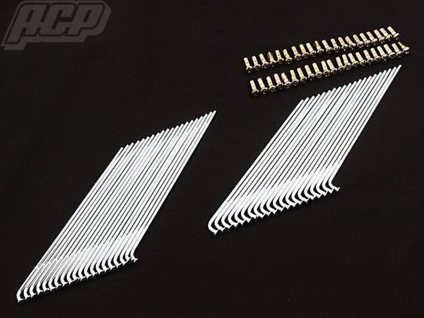 ACP エーシーピー メッキスポーク リア用 ニンジャ H2 Z900 KZ900 Z2 Z750FOUR 750RS Z1 900SUPER4 KAWASAKI カワサキ スポーク・ニップル ホイール関連 足回り