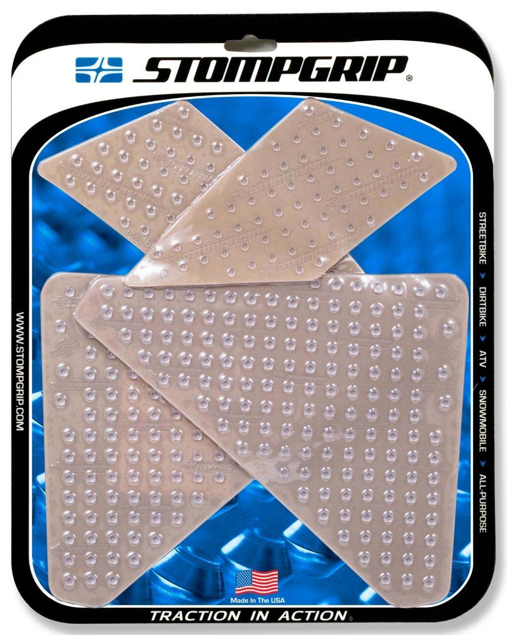STOMPGRIP ストンプグリップ トラクションパッド ストリートバイクキット【VOLCANO】 WR250F WR450F YZ250F YZ450F YAMAHA ヤマハ タンクパッド タンク関連 外装｜ウェビック　店