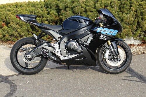 TOCE トゥース Razor Tip スリップオンマフラー GSX-R600 GSX-R750 SUZUKI スズキ マフラー Finish type(Midpipe)：Satin Finish