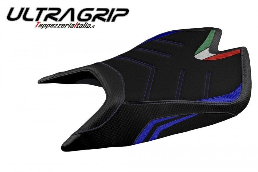 Tappezzeria Italia タッペッツェリア イタリア 純正シート用カバー LEON SPECIAL COLOR RSV4 FACTORY APRILIA アプリリア シートカバー シート関連 外装 張替え：なし / カラー：ブルー｜ウェビック　店