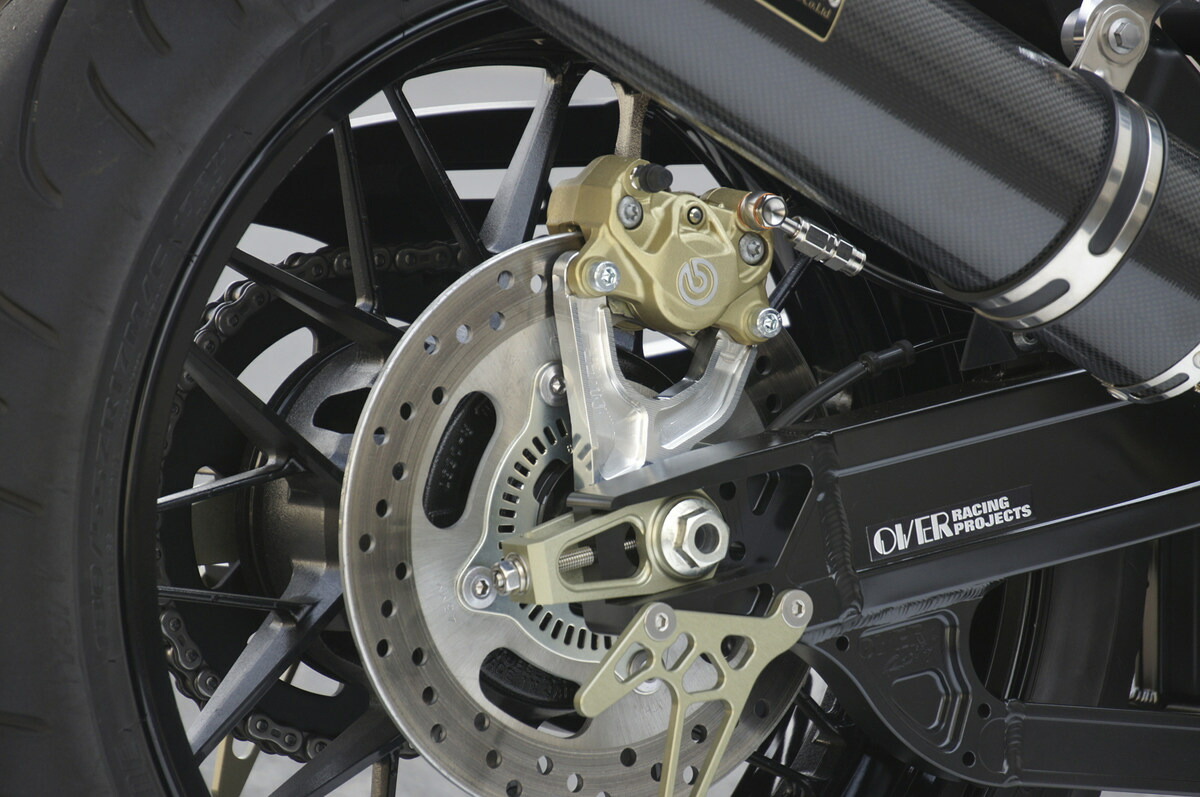 OVER オーヴァー リアキャリパーサポート ブレンボ2P用 Z900RS Cafe KAWASAKI カワサキ キャリパーサポート・ブラケット ブレーキ