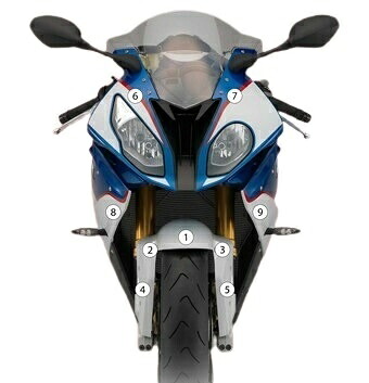 EAZI-GUARD イージーガード 車種別ストーンチッププロテクションフィルム S1000RR BMW プロテクションフィルム・保護フィルム 外装 カラー：マットサーフェス（艶なし）