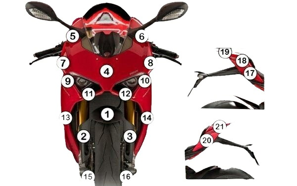 EAZI-GUARD イージーガード 車種別ストーンチッププロテクションフィルム V4 PANIGALE DUCATI ドゥカティ プロテクションフィルム・保護フィルム 外装 カラー：マットサーフェス（艶なし）｜ウェビック　店