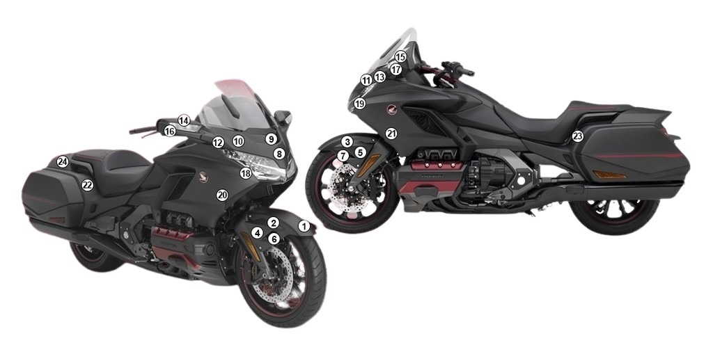 EAZI-GUARD イージーガード 車種別ストーンチッププロテクションフィルム BAGGER HONDA ホンダ プロテクションフィルム・保護フィルム 外装 カラー：マットサーフェイス(艶なし)｜ウェビック　店