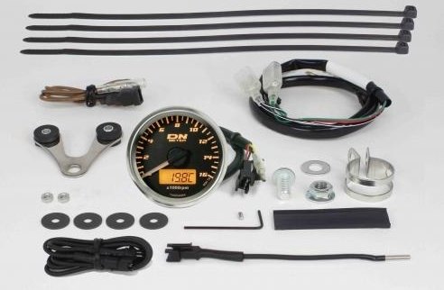 SP武川 SPタケガワ Φ48スモールDNタコメーターキット クロスカブ50 クロスカブ110 クロスカブ HONDA ホンダ 多機能タコ・スピードデジタルメーター メーター・インジケーター関係 電装系