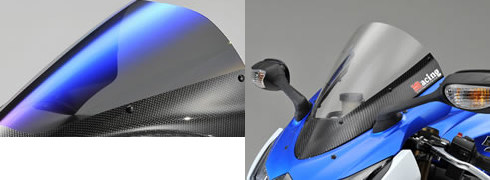 Magical Racing マジカルレーシング カーボントリムスクリーン GSX-R1000 SUZUKI スズキ スクリーン 外装 カラー：スーパーコート / 仕様：平織りカーボン製 / MagiVeilセラミックコーティング：なし