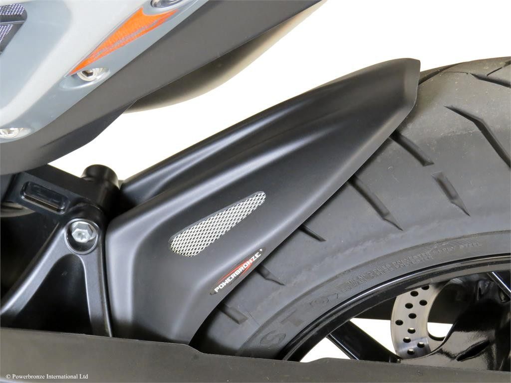 POWERBRONZE インナーフェンダー 790DUKE KTM リアフェンダー フェンダー関連 外装 カラー:マットブラック/レッドメッシュ|ウェビック 店