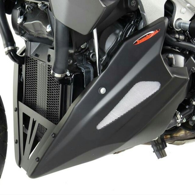 POWERBRONZE アンダーカウル VFR800Xクロスランナー HONDA ホンダ カウル関連 外装 カラー:マットブラック/シルバーメッシュ|ウェビック 店