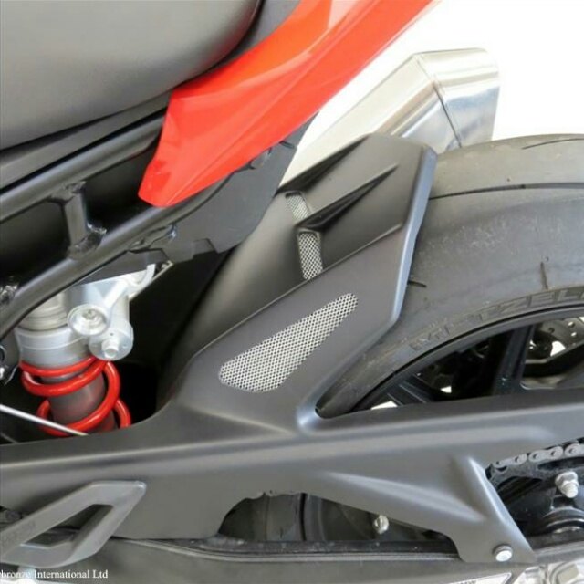 POWERBRONZE インナーフェンダー S1000RR S1000R BMW リアフェンダー フェンダー関連 外装 カラー：ブラック／レッドメッシュ｜ウェビック　店