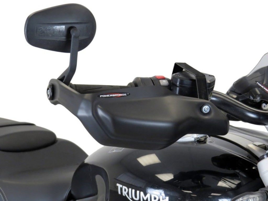 POWERBRONZE ハンドガード ROCKET3 R GT TRIUMPH トライアンフ ハンドガード・ナックルガード ハンドル周辺パーツ ハンドル