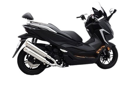 WirusWin ウイルズウィン スタイリッシュツインマフラー フォルツァ HONDA ホンダ フルエキゾーストマフラー マフラー サイレンサータイプ：ジェットタイプ / キャタライザー (排ガス浄化触媒)：無し