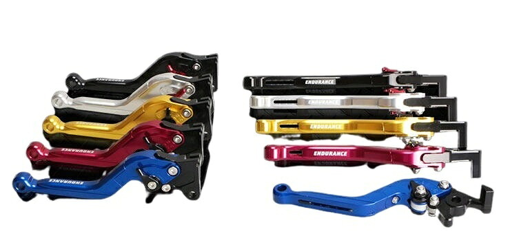 ENDURANCE エンデュランス hi-QUALITY 可倒式 アジャスタブルレバー左右セット CBR1000RR CBR600RR HONDA ホンダ ブレーキ・クラッチレバーセット ハンドル周辺パーツ ハンドル