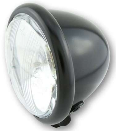 Shin-Yo シンヨー 4 1/2\' headlight Bates-Style black silk matt ヘッドライト 灯火類 電装系