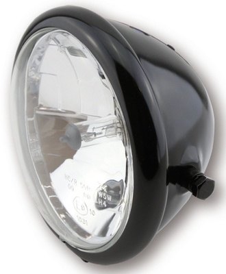 Shin-Yo シンヨー Bates Style 5 3/4 inch main headlight black glossy ヘッドライト 灯火類 電装系