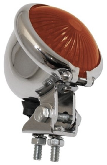 Shin-Yo シンヨー LED taillight Bates Style chromed housing red glass テールランプ 灯火類 電装系
