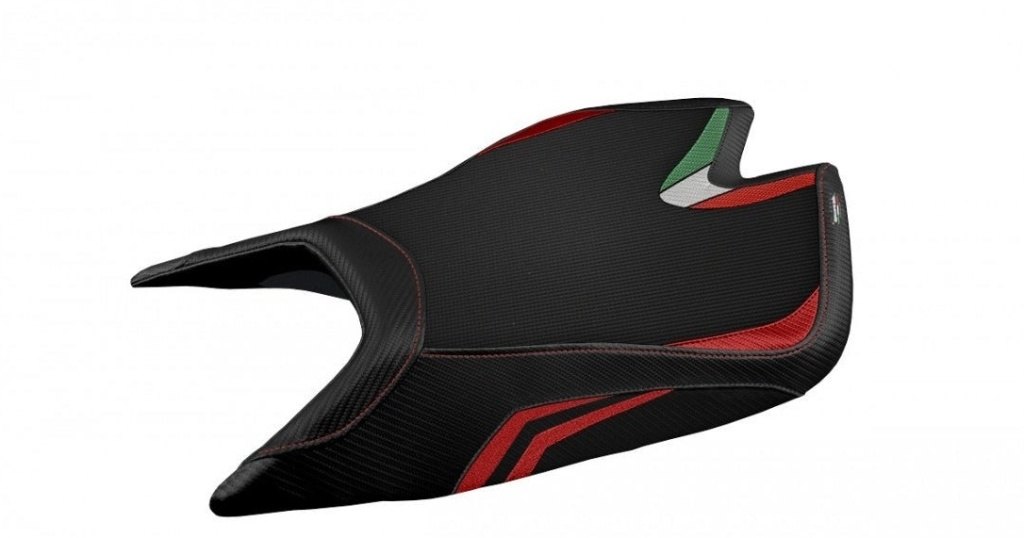 Tappezzeria Italia タッペッツェリア イタリア 純正シート用カバー LEON SPECIAL COLOR RSV4 FACTORY APRILIA アプリリア シートカバー シート関連 外装 張替え：あり / カラー：レッド｜ウェビック　店