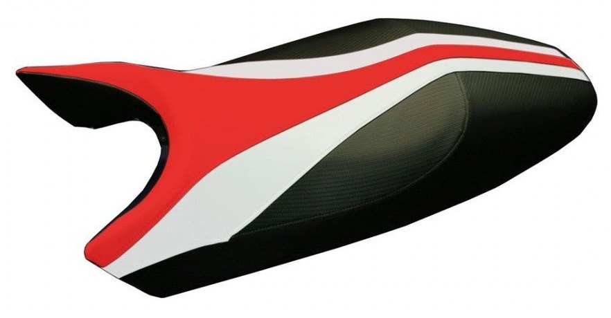 Tappezzeria Italia タッペッツェリア イタリア 純正シート用カバー FRECCIA MONSTER 400 695 750 800 900 1000 DUCATI ドゥカティ シートカバー シート関連 外装 張替え：あり / カラー：ホワイト／レッド｜ウェビック　店 30,030円