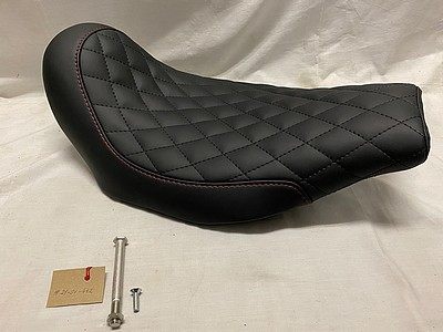 部品屋K&W 【BT CHOPPERS】純正タンク対応シート ソフテイル ミルウォーキーエイト HARLEY-DAVIDSON ハーレーダビッドソン シート シート関連 外装 シートタイプ：本革ダイヤステッチ