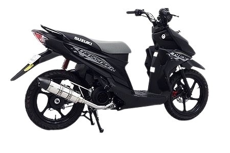 WirusWin ウイルズウィン ロイヤルマフラー ネクス クロスオーバーNEX CROSSOVER SUZUKI スズキ フルエキゾーストマフラー マフラー サイレンサー出口タイプ：ユーロ / キャタライザー (排ガス浄化触媒)：なし / 【オプション】サイレンサー仕様：バージョンアップ無し｜ウェビック　店
