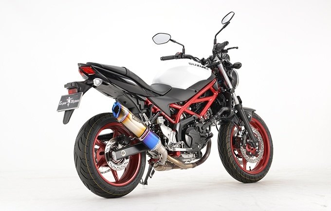 SV650マフラー（アールズギア.チタン） r's gear アールズギア リアルスペック スリップオン チタン
