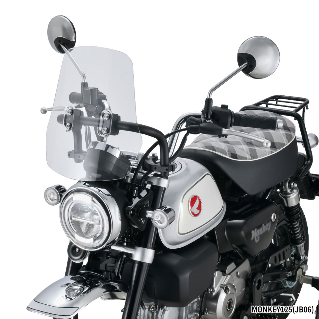 ZETA RACING ジータ レーシング アドベンチャー ウインドシールド STDスクリーン モンキー125 ダックス125 HONDA ホンダ スクリーン 外装