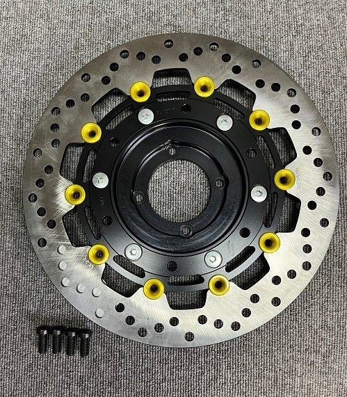 SPEED SHOP ITO スピードショップイトウ Z400FX/E1-E3用フローティングローター Z400FX KAWASAKI カワサキ ブレーキディスクローター ブレーキ ボルトカラー：シルバー(標準) / インナーローターカラー：グレー(標準) / フローティングピンカラー：ブラック(標準)
