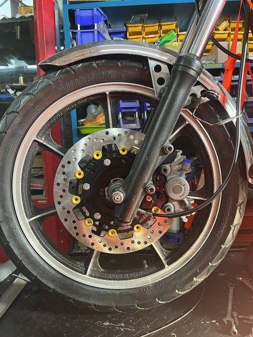 SPEED SHOP ITO スピードショップイトウ Z400FX E1-E3用フローティングローター フローティングピンカラー バイク用品 | servmar.ind.br