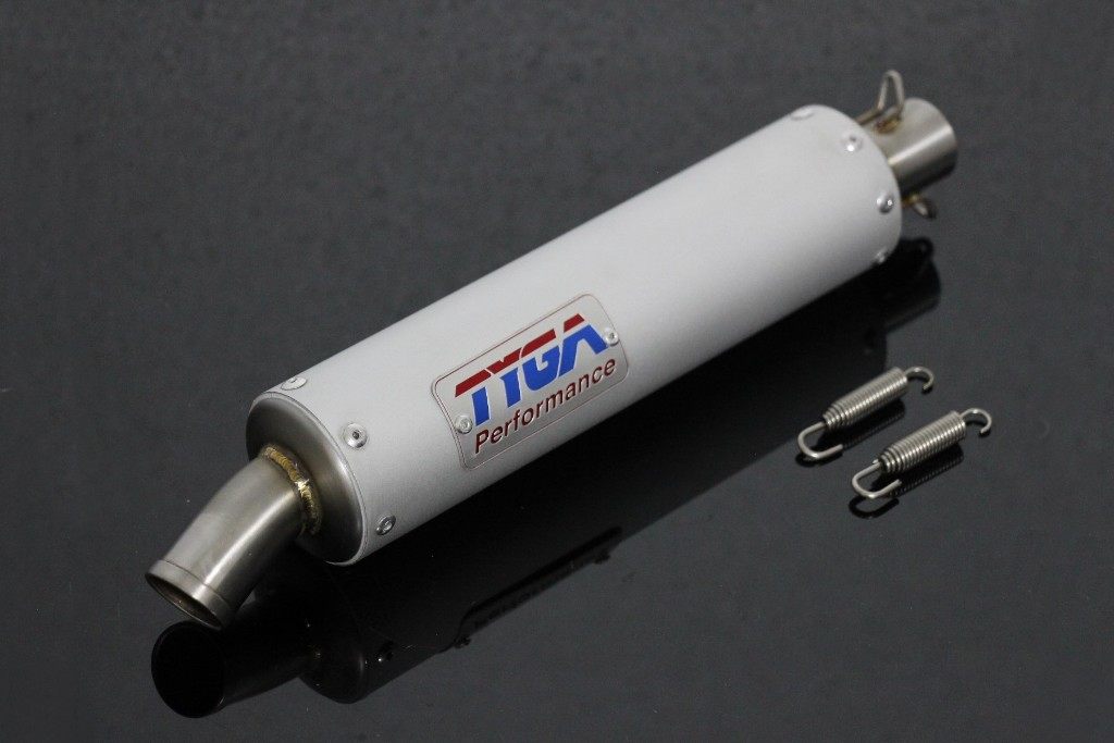 TYGA PERFORMANCE タイガパフォーマンス サイレンサー GP-T、2ストローク、バネ式、アッシー RS250R HONDA ホンダ 補修・汎用サイレンサー マフラー