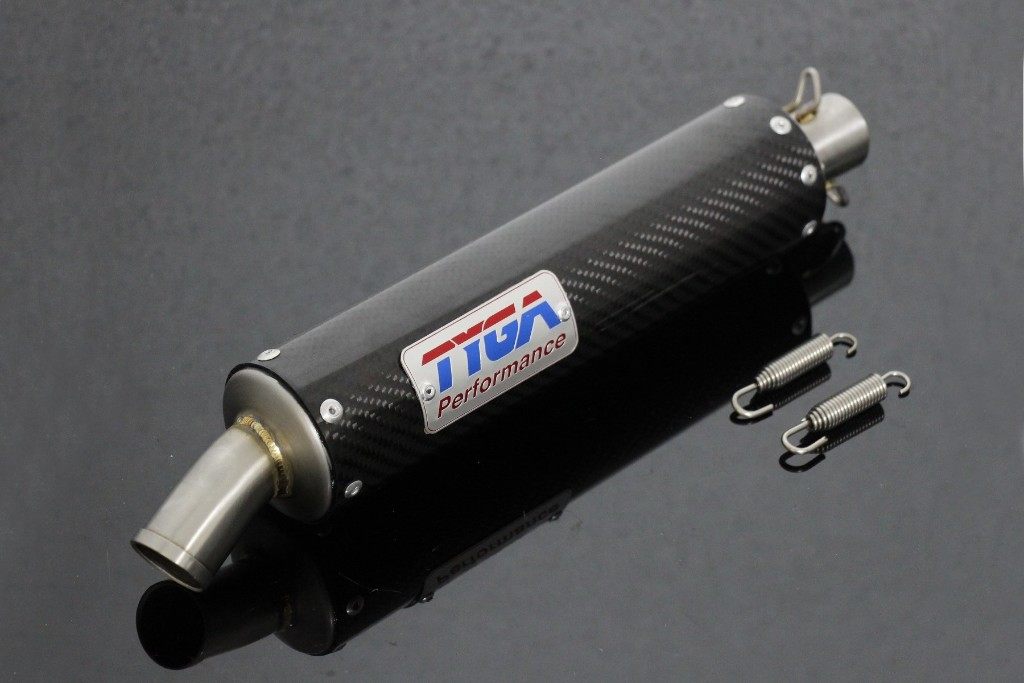 TYGA PERFORMANCE タイガパフォーマンス サイレンサー GP-T、2ストローク、バネ式、アッシー RS250R HONDA ホンダ 補修・汎用サイレンサー マフラー