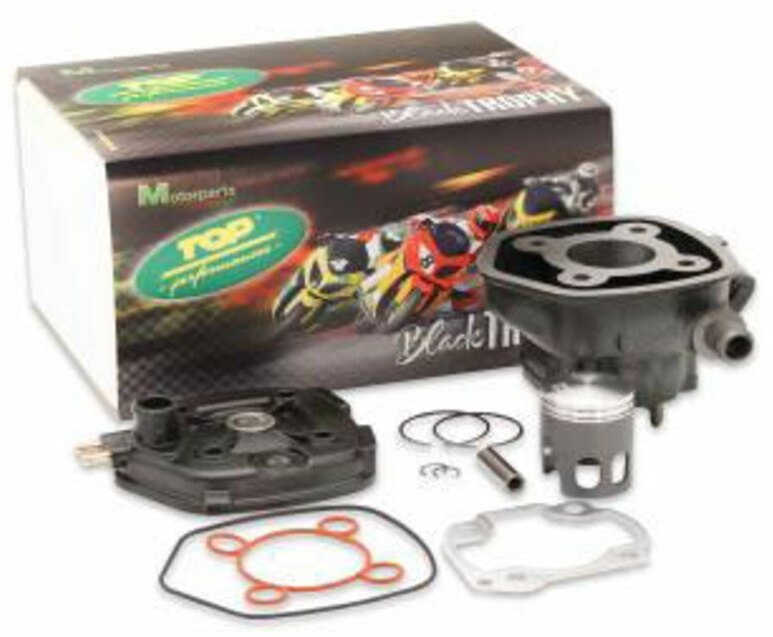 TOP PERFORMANCES トップパフォーマンス ブラックトロフィーシリンダーキット - Φ40mm MBK／Yamaha YAMAHA ヤマハ APRILIA アプリリア MALAGUTI マラグーティ ITALJET イタルジェット BETA ベータ MBK ボアアップキット エンジンパーツ エンジン